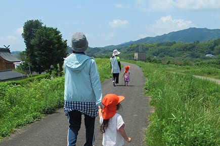 大野川河川敷をお散歩(幼児クラス)