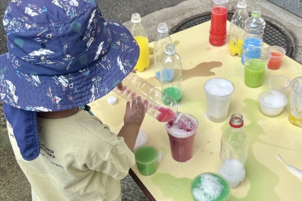 色水遊び（幼児）